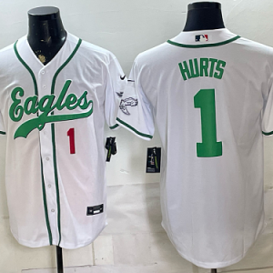 Men's Philadelphia Eagles #1 Jalen Hurts Nike White 2026-27 City Connect Stadium Jersey PHI-JH04