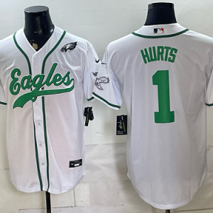 Men's Philadelphia Eagles #1 Jalen Hurts Nike White 2026-27 City Connect Stadium Jersey PHI-JH05