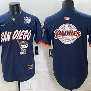 yp252437895-055 Men's San Diego Padres Nike Navy 2026-27 Hello Kitty City Connect Stadium Jersey SDP11