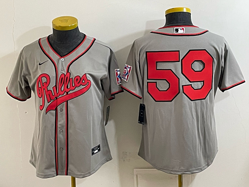 Women's Philadelphia Phillies #5 Bryson Stott Nike Gray 2026-27 City Connect Stadium Jersey PHIW02