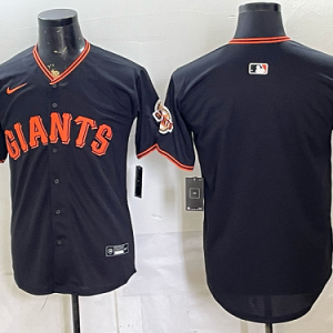 Men's San Francisco Giants Nike Black 2026-27 City Connect Stadium Jersey SFG01