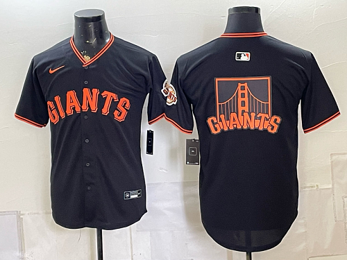 Men's San Francisco Giants Nike Black 2026-27 City Connect Stadium Jersey SFG05