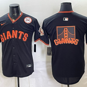 Men's San Francisco Giants Nike Black 2026-27 City Connect Stadium Jersey SFG07