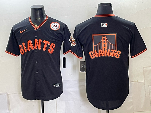 Men's San Francisco Giants Nike Black 2026-27 City Connect Stadium Jersey SFG07
