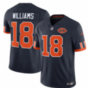 Men’s Chicago Bears Caleb Williams #18 Nike Navy 2026–27 Fifth-Generation Football Jersey KKB001