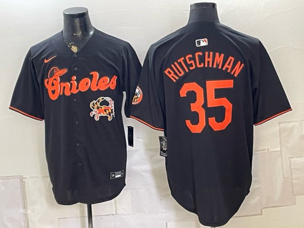Men’s Baltimore Orioles Adley Rutschman #35 Nike Black 2026–27 Special Edition Baseball Jersey KKB057