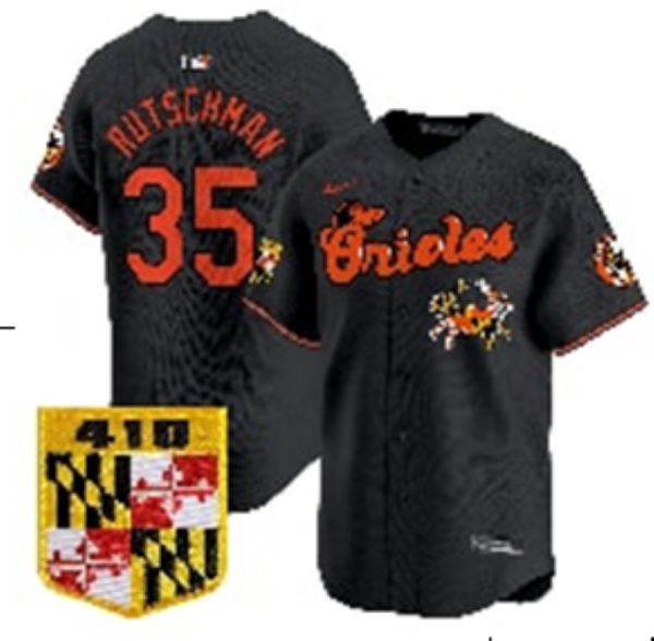 Men’s Baltimore Orioles Adley Rutschman #35 Nike Black 2026–27 Special Edition Baseball Jersey KKB058