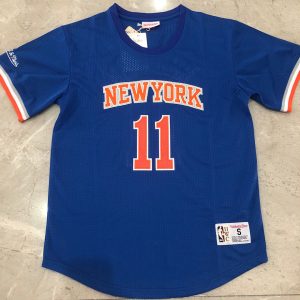 New York Knicks Jalen Brunson #11 Blue Basketball Jersey