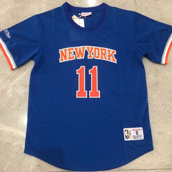 New York Knicks Jalen Brunson #11 Blue Basketball Jersey
