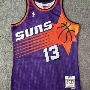 Phoenix Suns Steve Nash #13 Purple Throwback Style