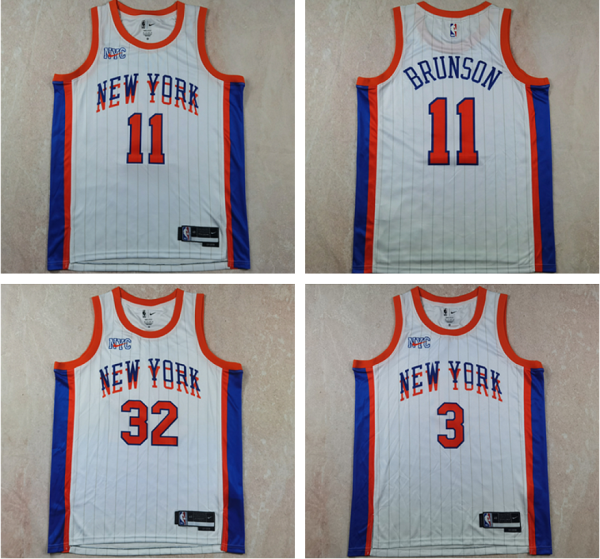 New York Knicks White City Edition Style
