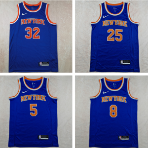 New York Knicks Blue Basketball Jersey