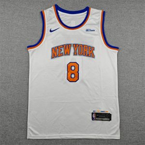 New York Knicks OG Anunoby #8 Basketball Jersey