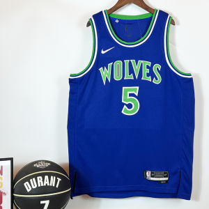 Minnesota Timberwolves Blue Basketball Jersey