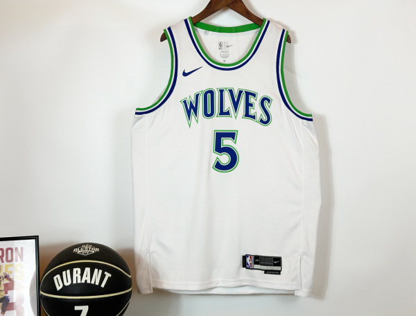 Minnesota Timberwolves Blue Basketball Jersey