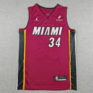 Miami Heat Red Basketball Jersey