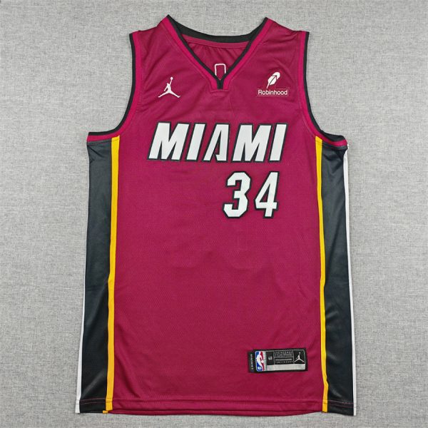 Miami Heat Red Basketball Jersey