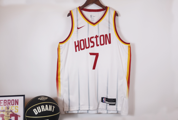 Houston Rockets White Basketball Jersey