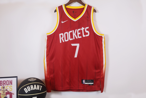Houston Rockets Red Basketball Jersey