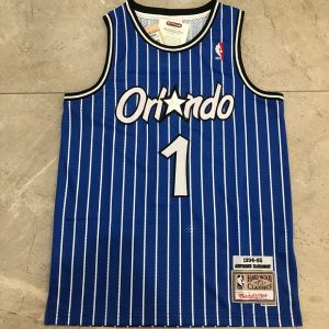 Orlando Magic Penny Hardaway #1 Blue Basketball Jersey
