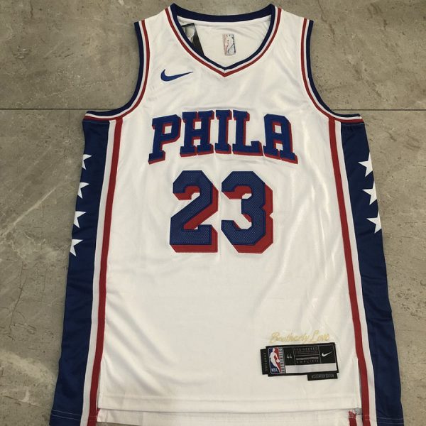 Philadelphia 76ers LeBron James #23 White Basketball Jersey