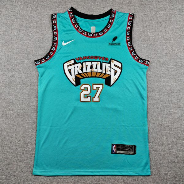 Memphis Grizzlies Boozer Green Basketball Jersey