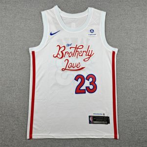 Philadelphia 76ers White City Edition Style
