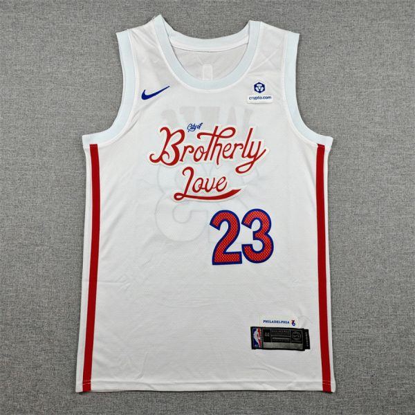 Philadelphia 76ers White City Edition Style