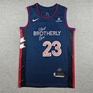 Philadelphia 76ers LeBron James Navy City Edition Style