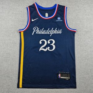 Philadelphia 76ers LeBron James Navy City Edition Style