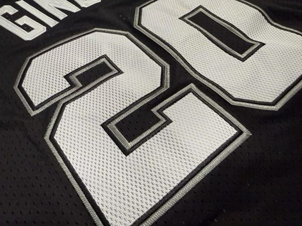 San Antonio Spurs Manu Ginobili #20 Black Championship Commemorative Style