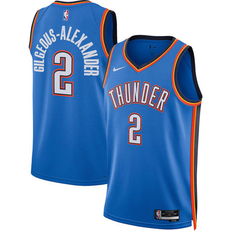 00427207b93aa09d3061ad89f04c1960.jpeg Youth Oklahoma City Thunder #2 Shai Gilgeous-Alexander Nike Blue Swingman Icon Edition Jersey