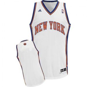 Men‘s New York Knicks White Revolution 30 Jersey
