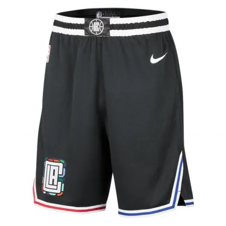 Men's Los Angeles Clippers Black 2022/23 City Edition Shorts (Run Small)