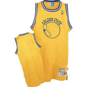 Men‘s Golden State Warriors Gold Throwback Revolution 30 Jersey