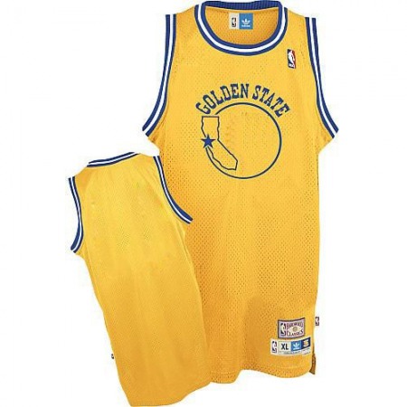 Men‘s Golden State Warriors Gold Throwback Revolution 30 Jersey