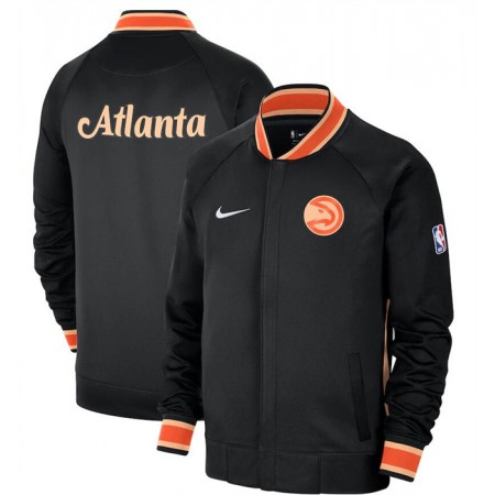 052e3ce75faea0912a10fbbb90cde9e5.jpeg Men's Atlanta Hawks Black 2022/23 City Edition Full-Zip Jacket