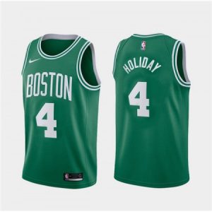 Men's Boston Celtics #4 Jrue Holiday Green 2023 Icon Edition Stitched Basketball Jersey A2IG