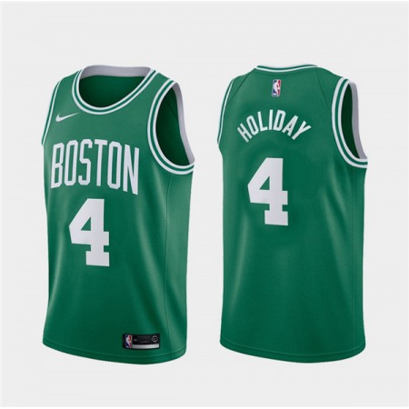 Men's Boston Celtics #4 Jrue Holiday Green 2023 Icon Edition Stitched Basketball Jersey A2IG