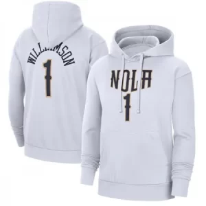 08350a8bd017656aab158319a28efc28.webp Men's New Orleans Pelicans #1 Zion Williamson White Pullover Hoodie