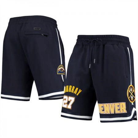 08d2d2d326422712fab46e9eb982a627.jpeg Men's Denver Nuggets #27 Jamal Murray Navy Shorts
