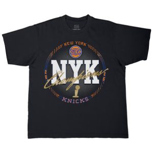 Men's New York Knicks Black 2026 NBA Finals Champions All Access Urban T-Shirt