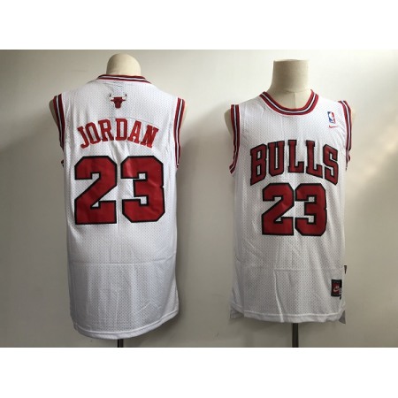 Men's Chicago Bulls #23 Michael Jordan White Stitched Jersey 2J1H