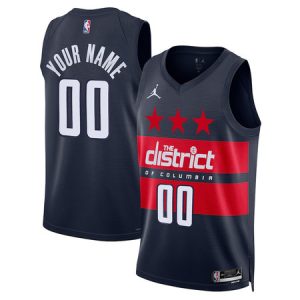 Youth Washington Wizards Navy 2024/25 Swingman Statement Edition Custom Jersey