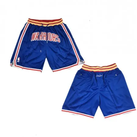 14e89111e8aef6e75c5cf18f55315066.webp Men's Golden State Warriors Blue Shorts(Run Small)