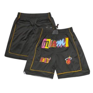 Men's Miami Heat Black Shorts B2VA