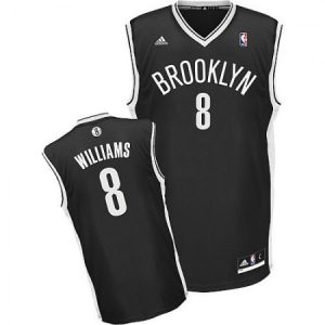 Nets #8 Deron Williams Black Road Revolution 30 Stitched NBA Jersey Y6QS