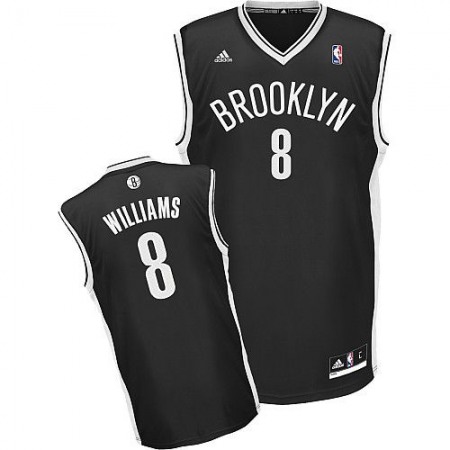 Nets #8 Deron Williams Black Road Revolution 30 Stitched NBA Jersey Y6QS