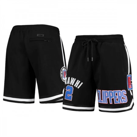 19a00201f66623deaecde5e1c778bf40.jpeg Men's Los Angeles Clippers #2 Kawhi Leonard Black Shorts