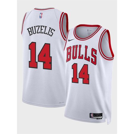 19f8070d7d6ed58c3e5bf7d152b8539b.jpeg Men's Chicago Bulls #14 Matas Buzelis White 2024 Draft Association Edition Stitched Basketball Jersey 9WIN